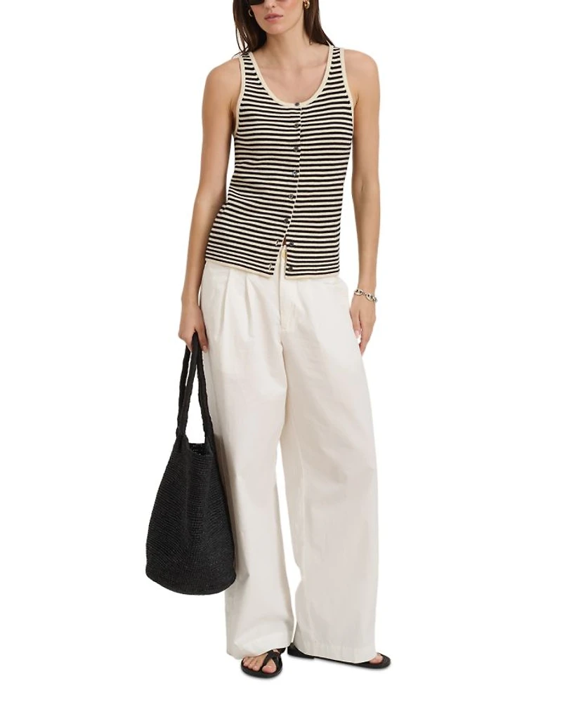 Striped Louisa Vest