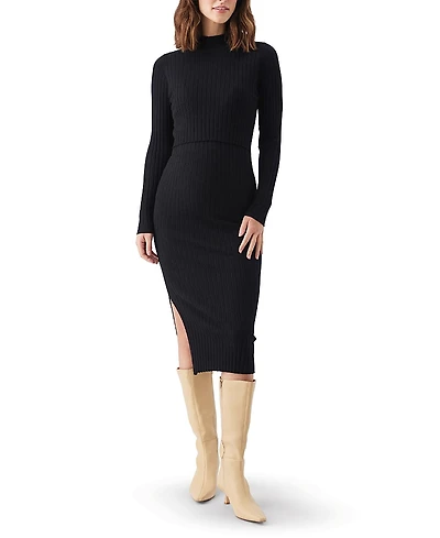 Ripe Maternity Nella Rib Nursing Knit Dress