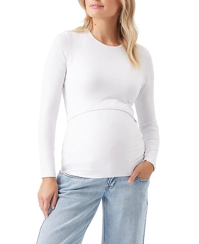 Ripe Maternity Luxe Knit Nursing Top