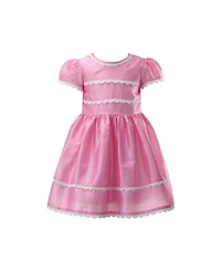 Rachel Riley Girls' Eloise Taffeta Scalloped Dress - Little Kid