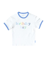 Bits & Bows Boys' Birthday Boy Crewneck T-shirt - Baby