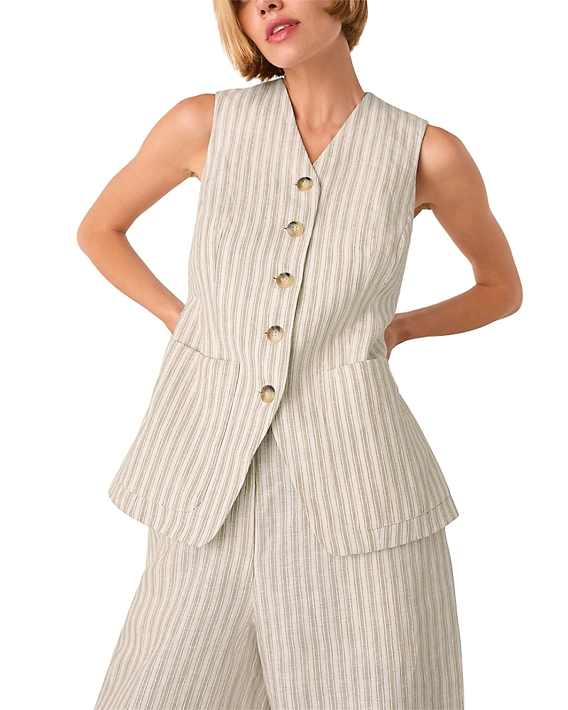 Whistles Linen Vest
