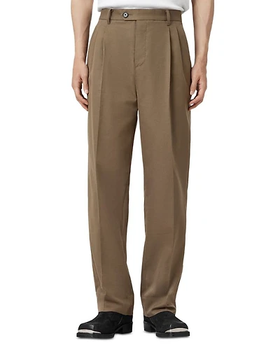 Tallis Pleated Straight Fit Pants