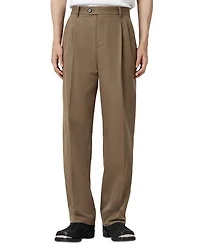 Tallis Pleated Straight Fit Pants