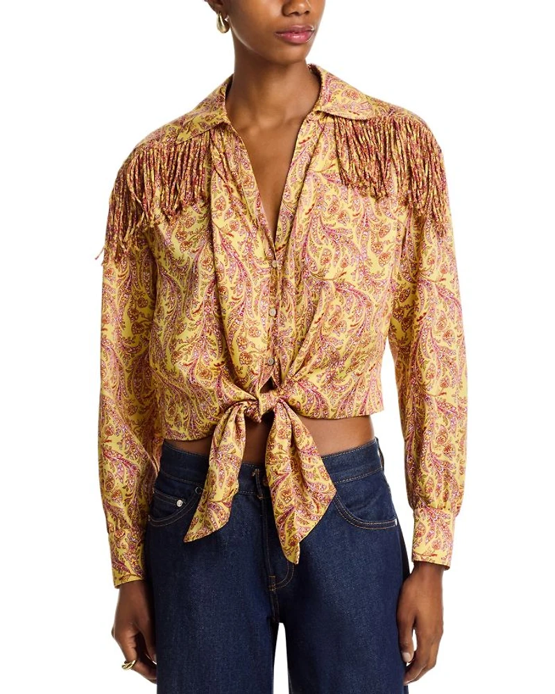 Fringe Charming Paisley Shirt