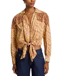 Fringe Charming Paisley Shirt