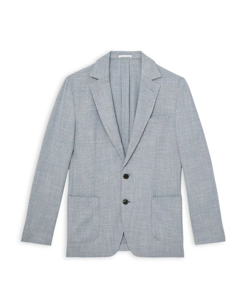 Aphrodite Regular Fit Textured Jersey Knit Blazer