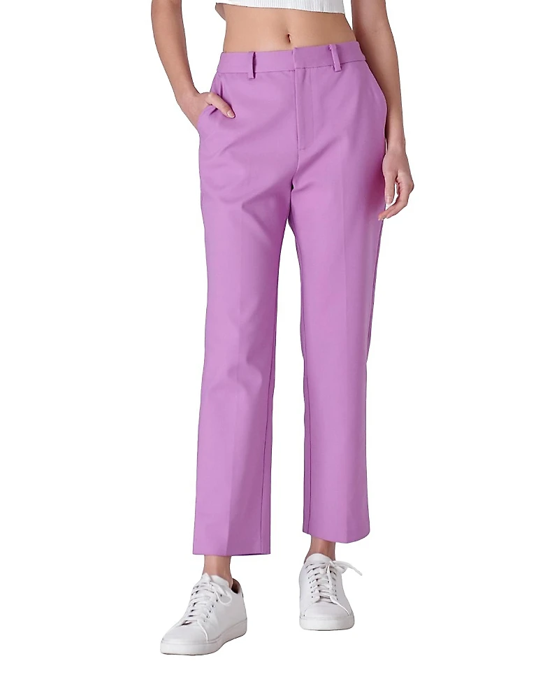 English Factory Women's Slim Cigarette Trousers