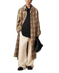 Ami Belted Macintosh Jacket