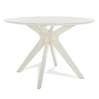 Safavieh Carolee 46 Round Dining Table, White Wash