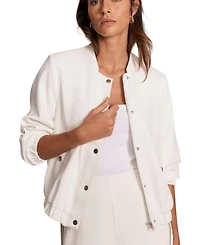 Women's Bomber Popper Jacket