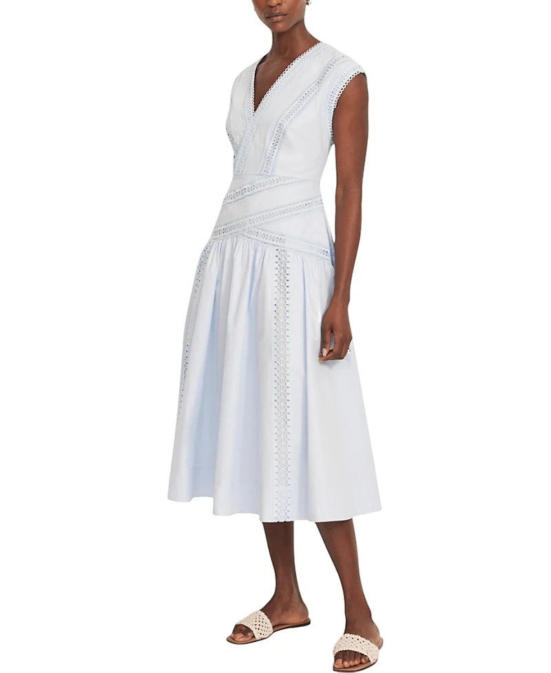 Mint Velvet Women's Trim Detail Extreme Midi Dress