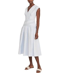 Mint Velvet Women's Trim Detail Extreme Midi Dress