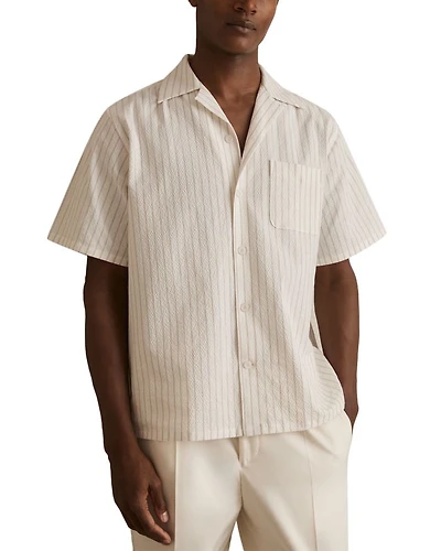 Easton Seersucker Cuban Shirt