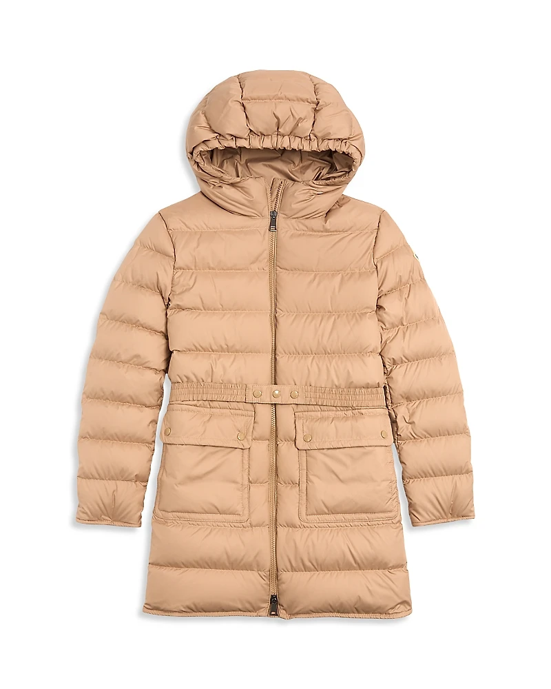 Moncler Girls' Pasenza Down Puffer Long Coat