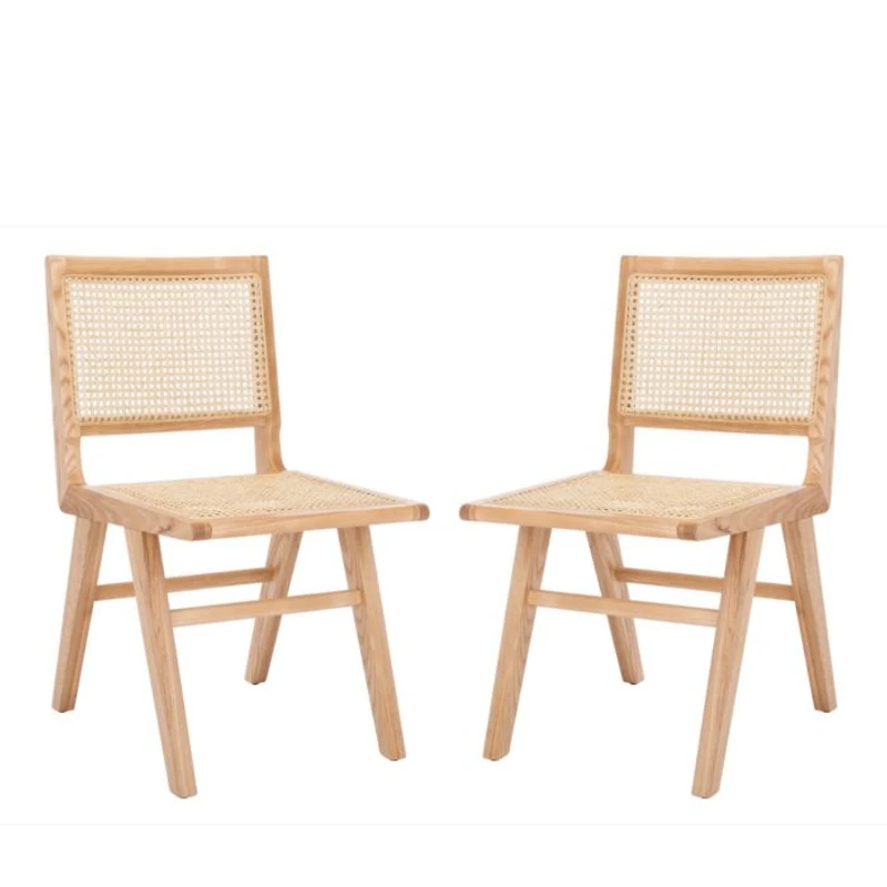 Hattie French Cane Dining Chairs, Set of 2