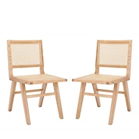 Hattie French Cane Dining Chairs, Set of 2