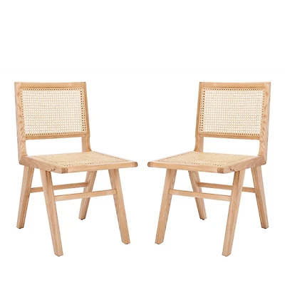 Safavieh Hattie French Cane Dining Chairs, Set of 2