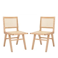 Safavieh Hattie French Cane Dining Chairs, Set of 2