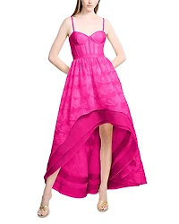 Bcbgmaxazria High Low Organza Tulle Gown