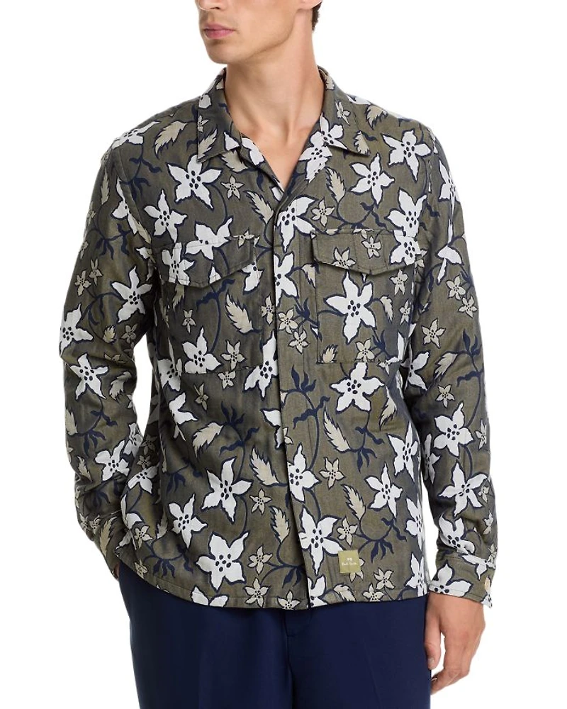 Regular Fit Floral Print Shirt