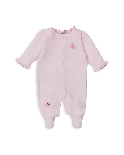 Kissy Girls' Velour Footie One Piece - Baby
