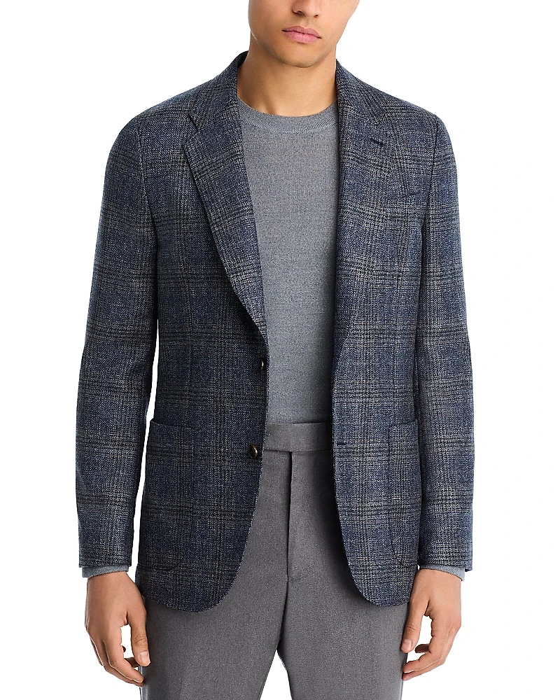 Paul Smith Melange Plaid Soft Jacket