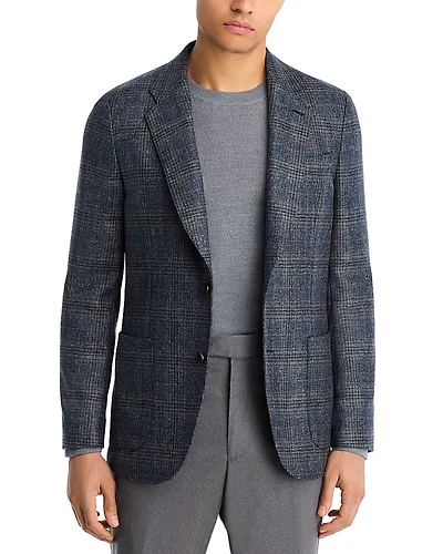 Paul Smith Melange Plaid Soft Jacket