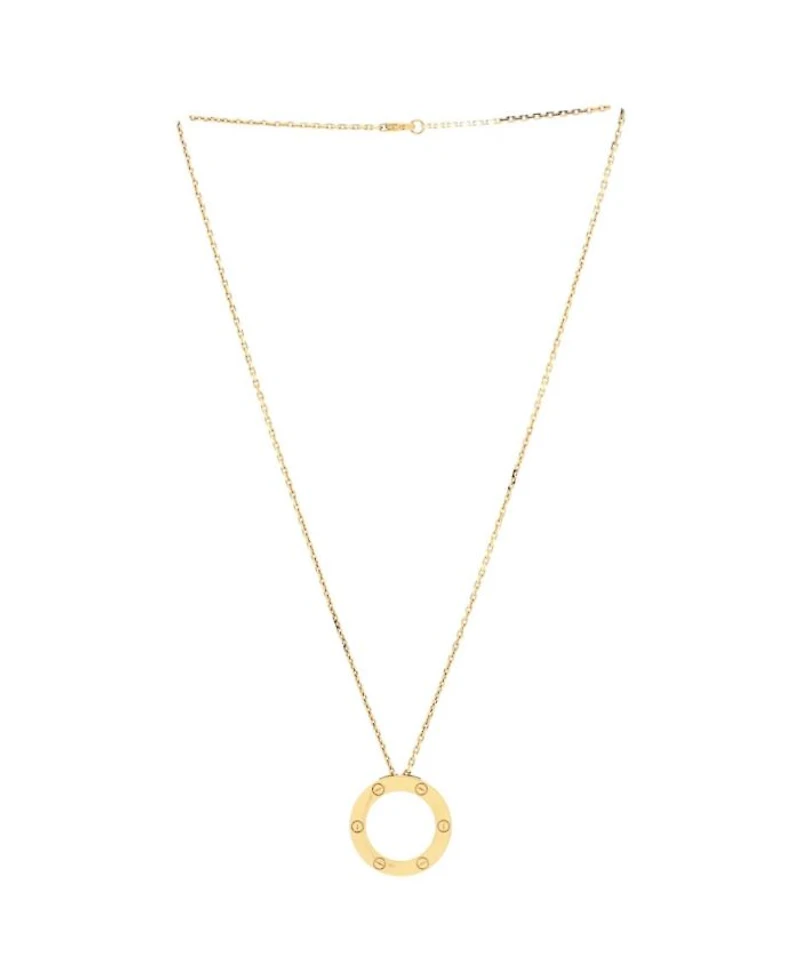 Love Pendant Necklace 18K Gold