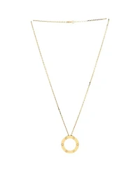 Love Pendant Necklace 18K Gold