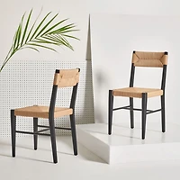 Cody Rattan Dining Chairs, Set of 2