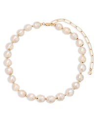 Ettika Cultured Freshwater Pearl Collar Necklace, 14-19