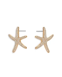 Pavé Starfish Statement Stud Earrings