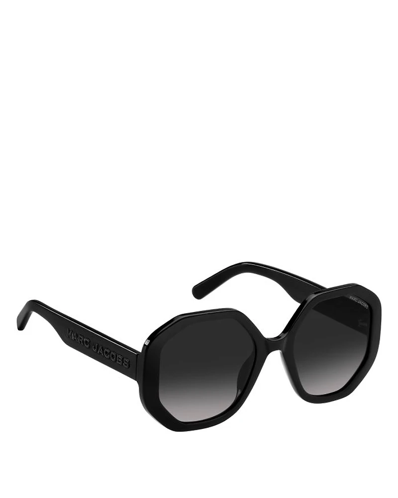 Round Geometrical Sunglasses, 53mm