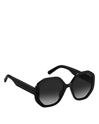 Round Geometrical Sunglasses, 53mm