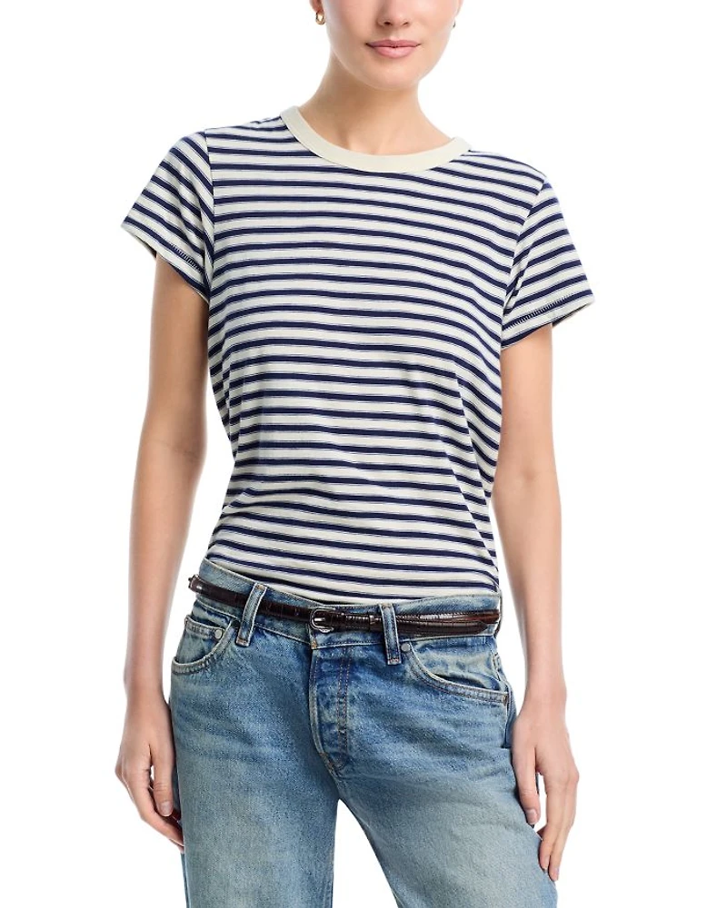 The Slub Stripe Tee