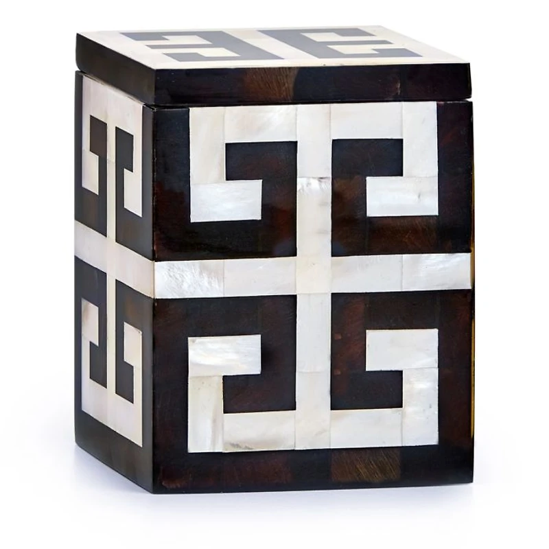 Greek Key Canister