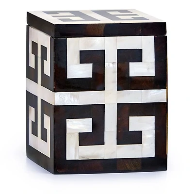 Greek Key Canister