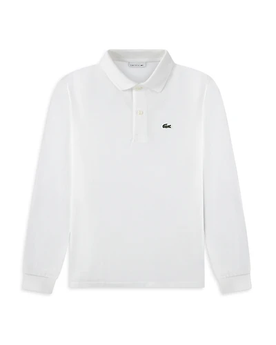 Lacoste Boys' Long Sleeve Pique Polo - Big Kid