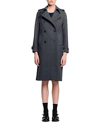 Embellished Trench Coat