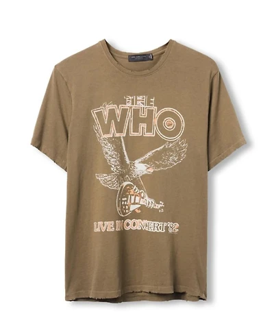 Unisex The Who Live Concert '82 Vintage Tee