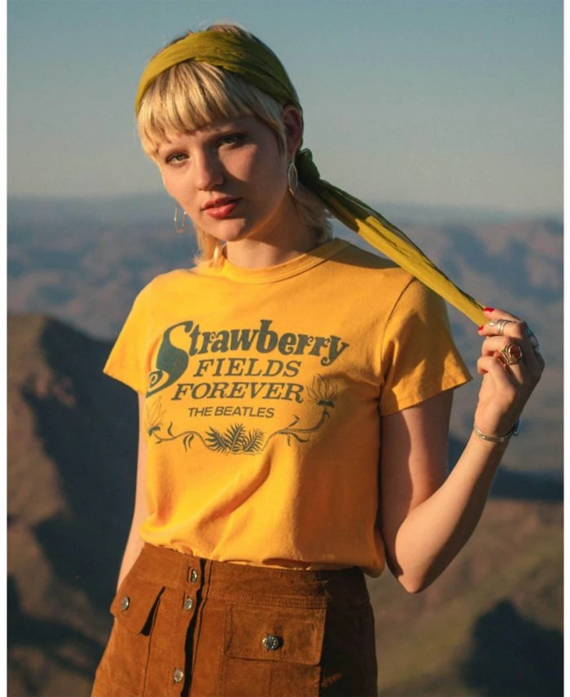 Women's The Beatles Strawberry Fields Forever Original Tee