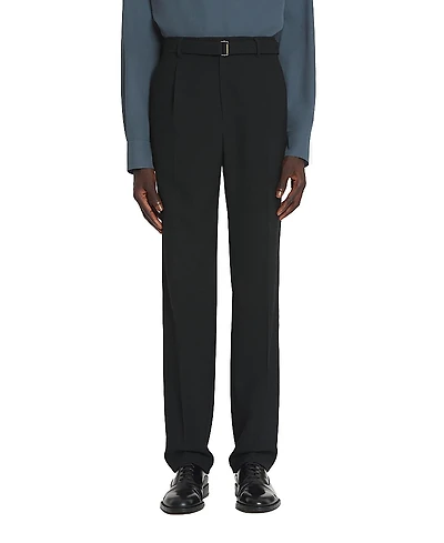 Lanvin Straight Fit Wool Pants