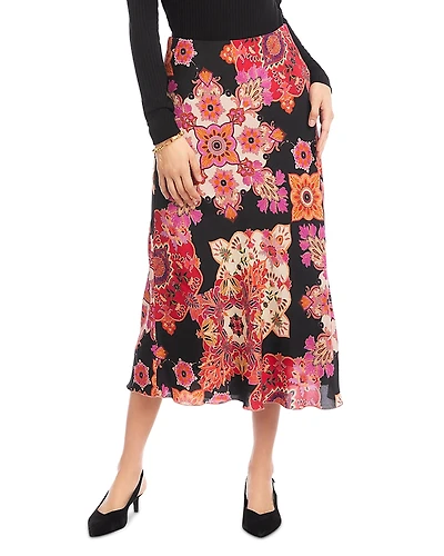 Karen Kane Printed Midi Skirt