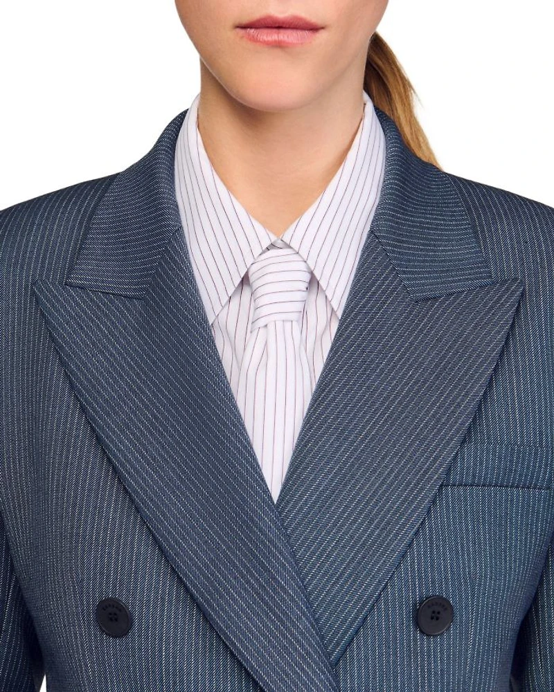 Striped Tailored Jacket