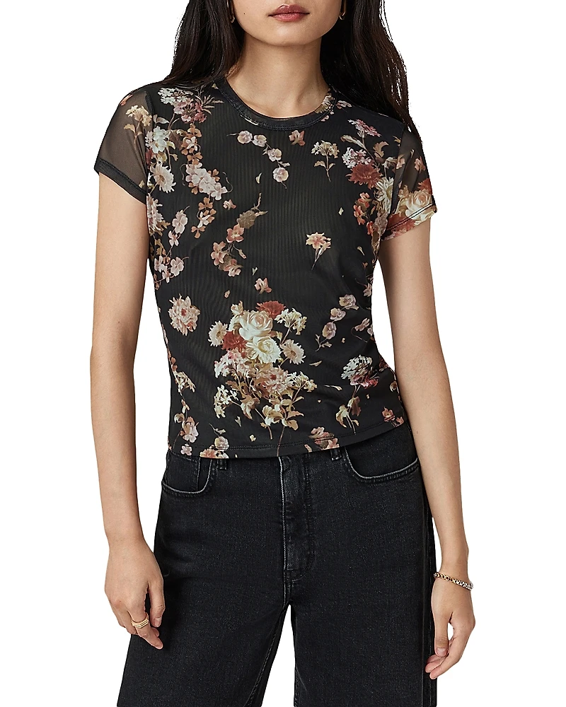 Allsaints Ellie Mesh Tee