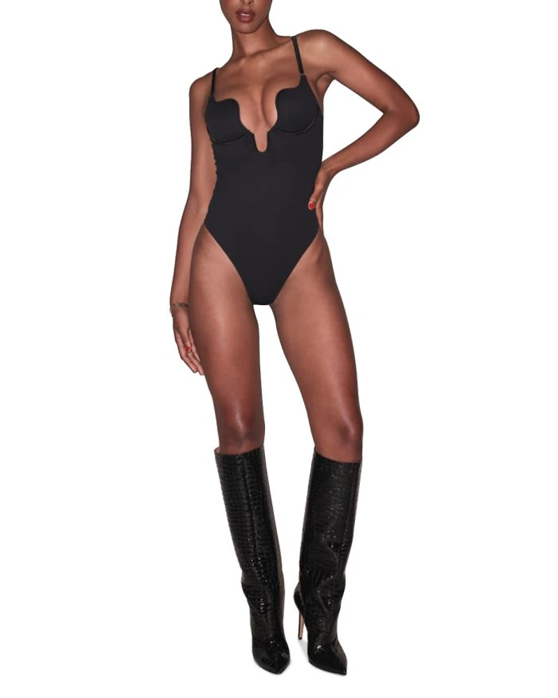Le Stretch U Plunge Bodysuit