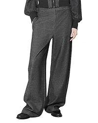 Max & Co. Cotton Stretch Wide Leg Trousers