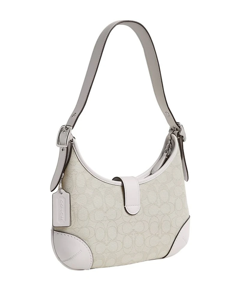 Hamptons Hobo Bag in Signature Jacquard