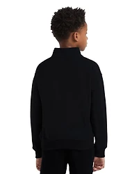 Boys' Essential Quarter Zip Mock Neck Pullover - Little Kid, Big Kid